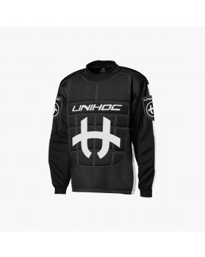 Unihoc Goalie Sweater Shield Black/White