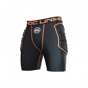 Unihoc Goalie Shorts Flow Black