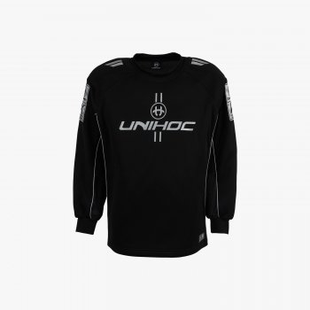 Unihoc Goalie Sweater Alpha Black/Silver