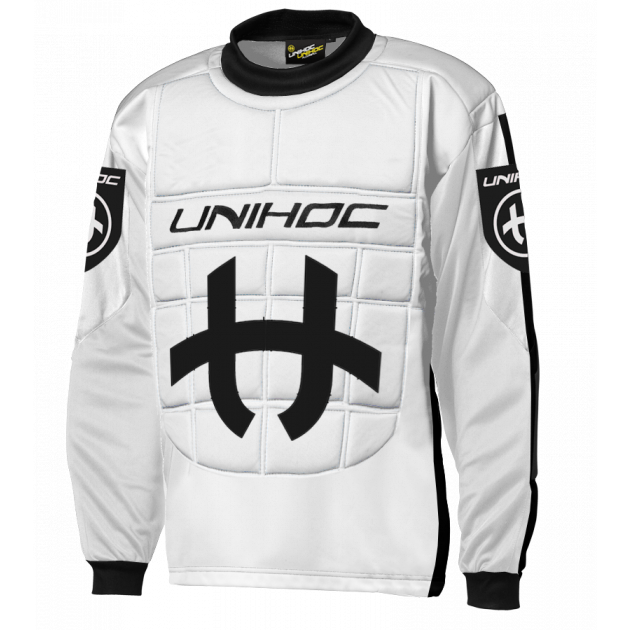 Unihoc Goalie Sweater Shield White/Black