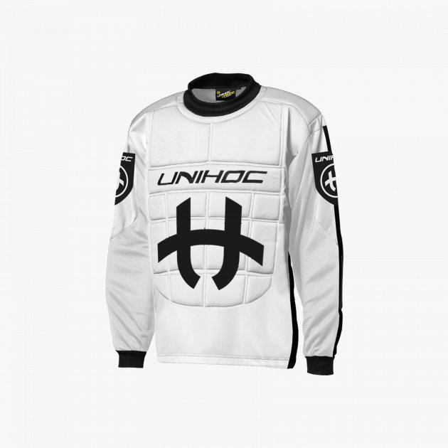 Unihoc Goalie Sweater Shield White/Black