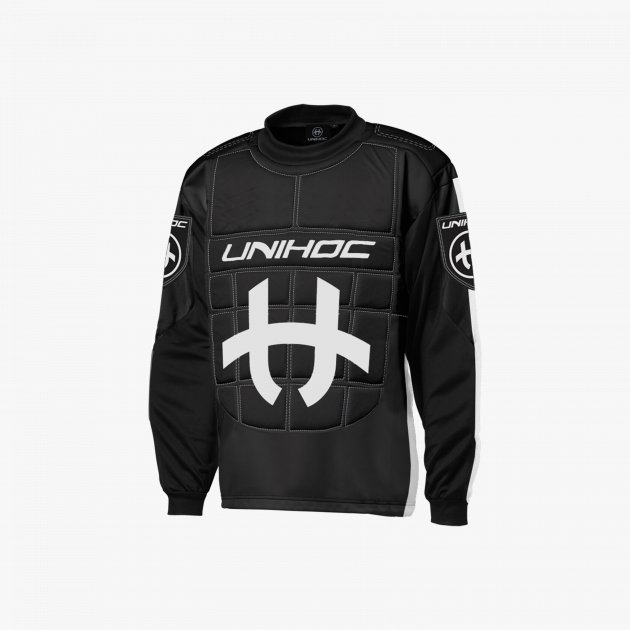 Unihoc Goalie Sweater Shield Black/White