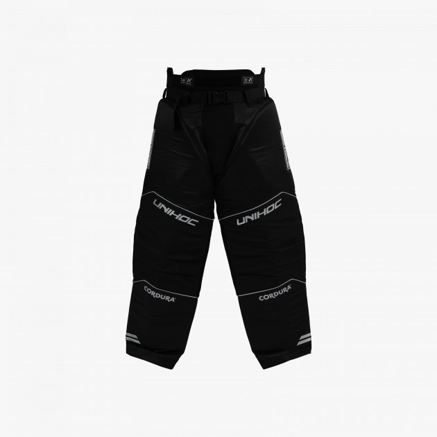 Unihoc Goalie Pants Alpha Black/Silver