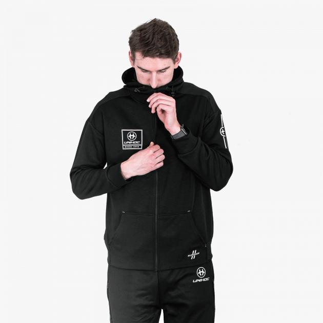 Unihoc Hood Zip Superior Black