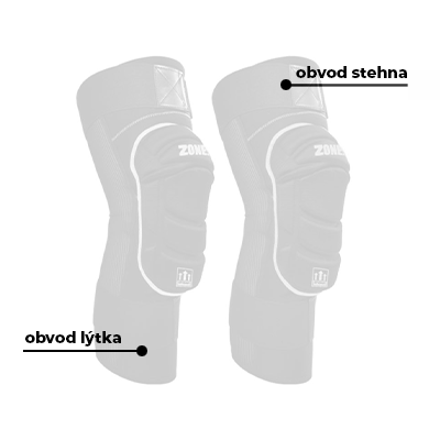 Velikost chrániče Zone Shinguard Upgrade